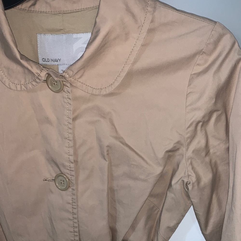 Old Navy Beige Women's Blazer with Belt - Picture 4 of 7
